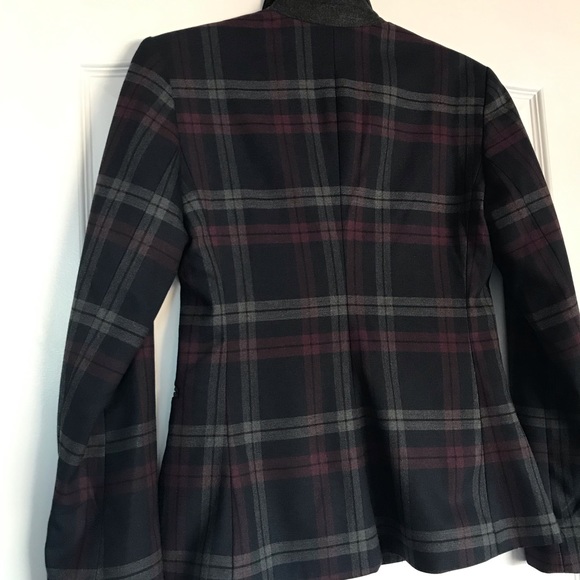 Tailored plaid blazer from Express. - Picture 2 of 4